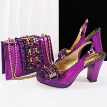Load image into Gallery viewer, Lastest Italian Shoes with Matching Bag Set HFG1-2