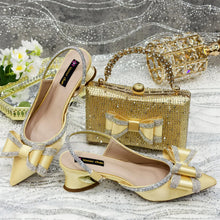 Load image into Gallery viewer, Lastest Italian Ladies Shoes with Matching Bag Set ED113