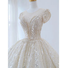 Load image into Gallery viewer, Exquisite Wedding Dress O-neck EDW21