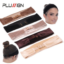 Load image into Gallery viewer, New Invisible Wig Hair Band Plussign Wig Grip Headband For Lace Frontal Wigs 1Pcs/Lot Nude Non-Slip Velvet Wig Band To Hold Wig