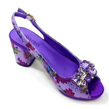Load image into Gallery viewer, Italian Style Evening Party shoes And Bag Set TYR543