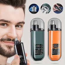 Load image into Gallery viewer, Nose &amp; Ear Hair Trimmer for Men - USB-C Rechargeable Portable Fast-Charge Grooming Kit