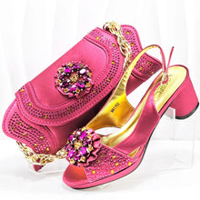 Load image into Gallery viewer, Wedding Shoes and Bag Set HMP1-17