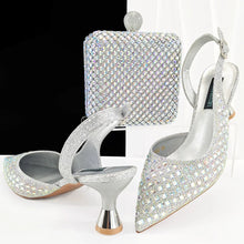 Load image into Gallery viewer, Lastest Italian Design Ladies Shoes with Matching Bag Set HZS1-1