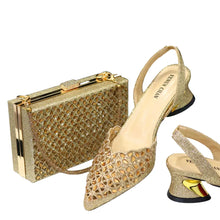 Load image into Gallery viewer, New Low Heel Pointed-Toe Shoes and Bags Set