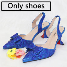 Load image into Gallery viewer, New Silver Versatile Party Ladies Shoes And Bag Set