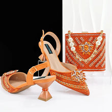 Load image into Gallery viewer, Hot Matching Women Shoe and Bag Set EDHFG1-1