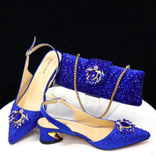 Load image into Gallery viewer, Ladies Shoes and Bags To Match Set ED129