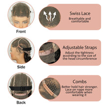 Load image into Gallery viewer, 34" Twisted Cornrow Full Lace Braided Wig | Baby Hair | Synthetic Lace Front Braids | Black Women