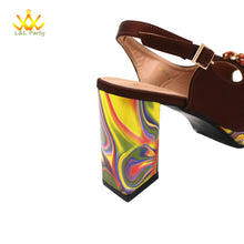 Load image into Gallery viewer, Italian Design Shoes Matching Bag Set EDT543