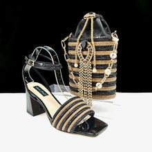 Load image into Gallery viewer, Lastest Ladies Shoes with Matching Bag Set HJJ1-23
