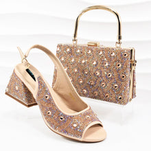 Load image into Gallery viewer, Italian Shoe and Bag Set New HMPE1-24