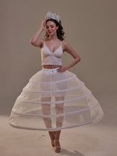 Load image into Gallery viewer, Short Crinoline Petticoat Skirt , Hoop Skirt for Wedding Dress &amp; Quinceañera