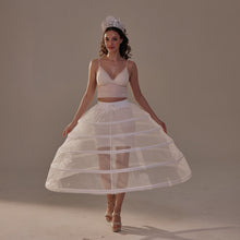 Load image into Gallery viewer, Short Crinoline Petticoat Skirt , Hoop Skirt for Wedding Dress &amp; Quinceañera