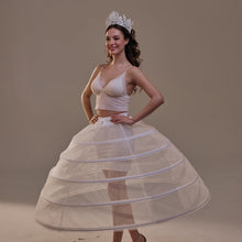 Load image into Gallery viewer, Short Crinoline Petticoat Skirt , Hoop Skirt for Wedding Dress &amp; Quinceañera