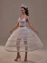 Load image into Gallery viewer, Short Crinoline Petticoat Skirt , Hoop Skirt for Wedding Dress &amp; Quinceañera