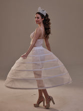 Load image into Gallery viewer, Short Crinoline Petticoat Skirt , Hoop Skirt for Wedding Dress &amp; Quinceañera