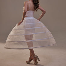 Load image into Gallery viewer, Short Crinoline Petticoat Skirt , Hoop Skirt for Wedding Dress &amp; Quinceañera