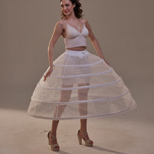 Load image into Gallery viewer, Short Crinoline Petticoat Skirt , Hoop Skirt for Wedding Dress &amp; Quinceañera