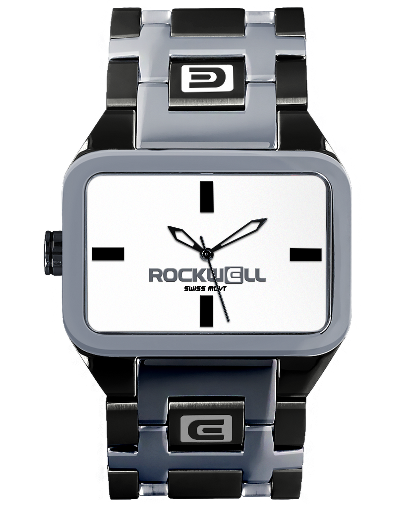 Duel Time (Silver/White/Black) Watch