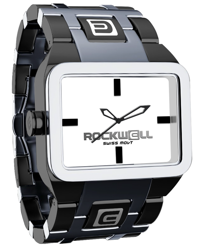 Duel Time (Silver/White/Black) Watch