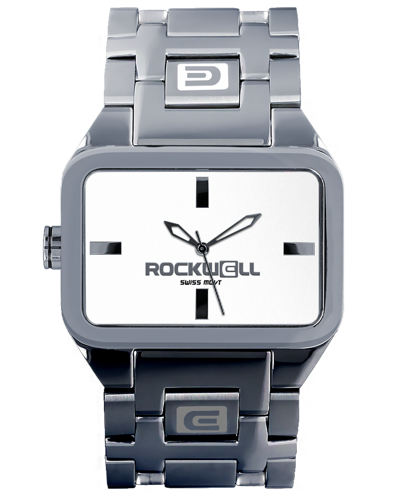 Duel Time (Silver/White) Watch