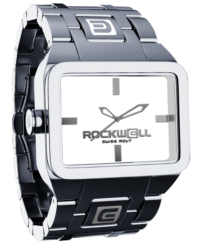 Duel Time (Silver/White) Watch