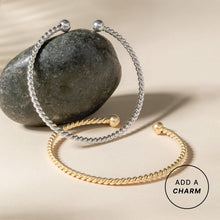 Load image into Gallery viewer, French Rope Charm Bracelet Cuff