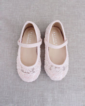 Load image into Gallery viewer, Crochet Lace Mary Jane Flats