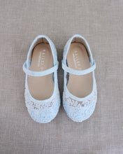 Load image into Gallery viewer, Crochet Lace Mary Jane Flats