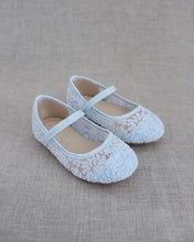 Load image into Gallery viewer, Crochet Lace Mary Jane Flats