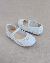 Load image into Gallery viewer, Crochet Lace Mary Jane Flats