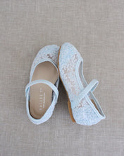 Load image into Gallery viewer, Crochet Lace Mary Jane Flats