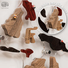 Load image into Gallery viewer, 3D Solid Wooden World Map