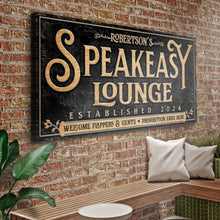 Load image into Gallery viewer, Speakeasy Personalized Bar Sign II
