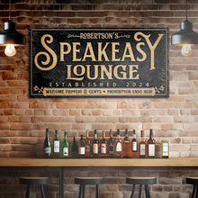 Load image into Gallery viewer, Speakeasy Personalized Bar Sign II