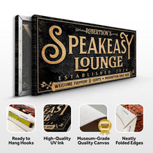 Load image into Gallery viewer, Speakeasy Personalized Bar Sign II