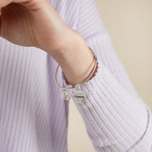 Load image into Gallery viewer, Stepmom 'You're In My Heart Forever' Charm Bangle