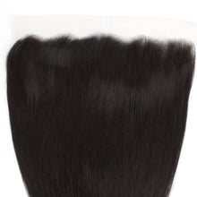 Load image into Gallery viewer, Brazilian Straight 13x4 Transparent Lace Human Hair Frontal