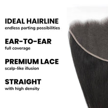 Load image into Gallery viewer, Straight 13x6 HD Lace Human Hair Frontal