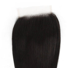 Load image into Gallery viewer, Straight 5x5 Transparent Lace Human Hair Closure