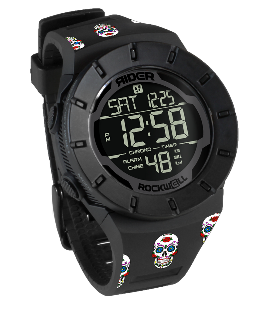 The Coliseum Fit™ - Sugar Skull FORUM EDITION (Phantom Black) Watch