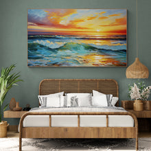 Load image into Gallery viewer, Canvas Print: "Sunset Surge"
