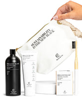 Load image into Gallery viewer, Ayurvedic Oral Care Set | Full-Size Fluoride-Free Hydroxyapatite Toothpaste &amp; Oil Pulling