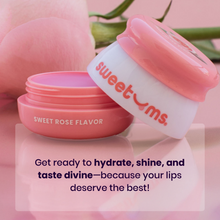 Load image into Gallery viewer, Sweetums Sweet Rose Flavored Lip Balm
