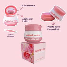 Load image into Gallery viewer, Sweetums Sweet Rose Flavored Lip Balm