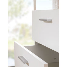 Load image into Gallery viewer, Contemporary Style White 4-Drawer Bedroom Bureau Storage Chest