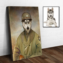 Load image into Gallery viewer, Pet Husky Military Dog Sign