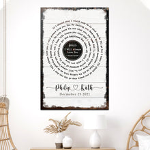 Load image into Gallery viewer, Song Lyrics Sign