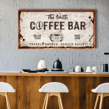 Load image into Gallery viewer, Coffee Bar Sign IV
